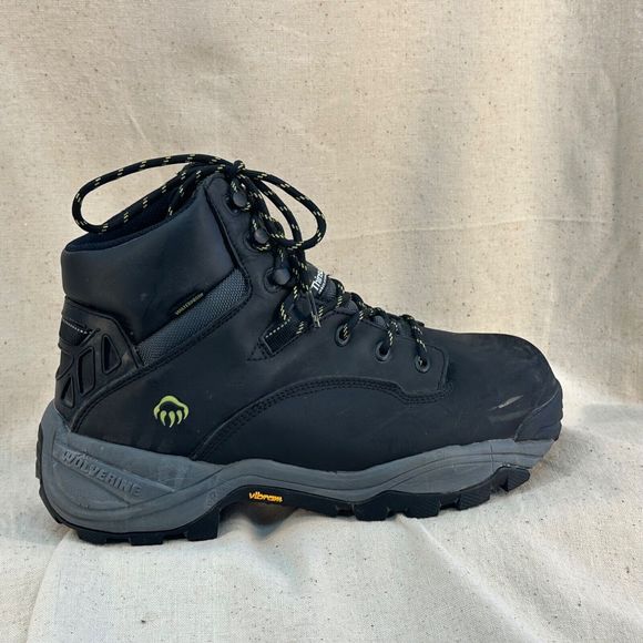 Wolverine 8.5 Men's Growler LX Comp Toe II WPF Work Boot Black ASTM Insulated - Picture 5 of 9